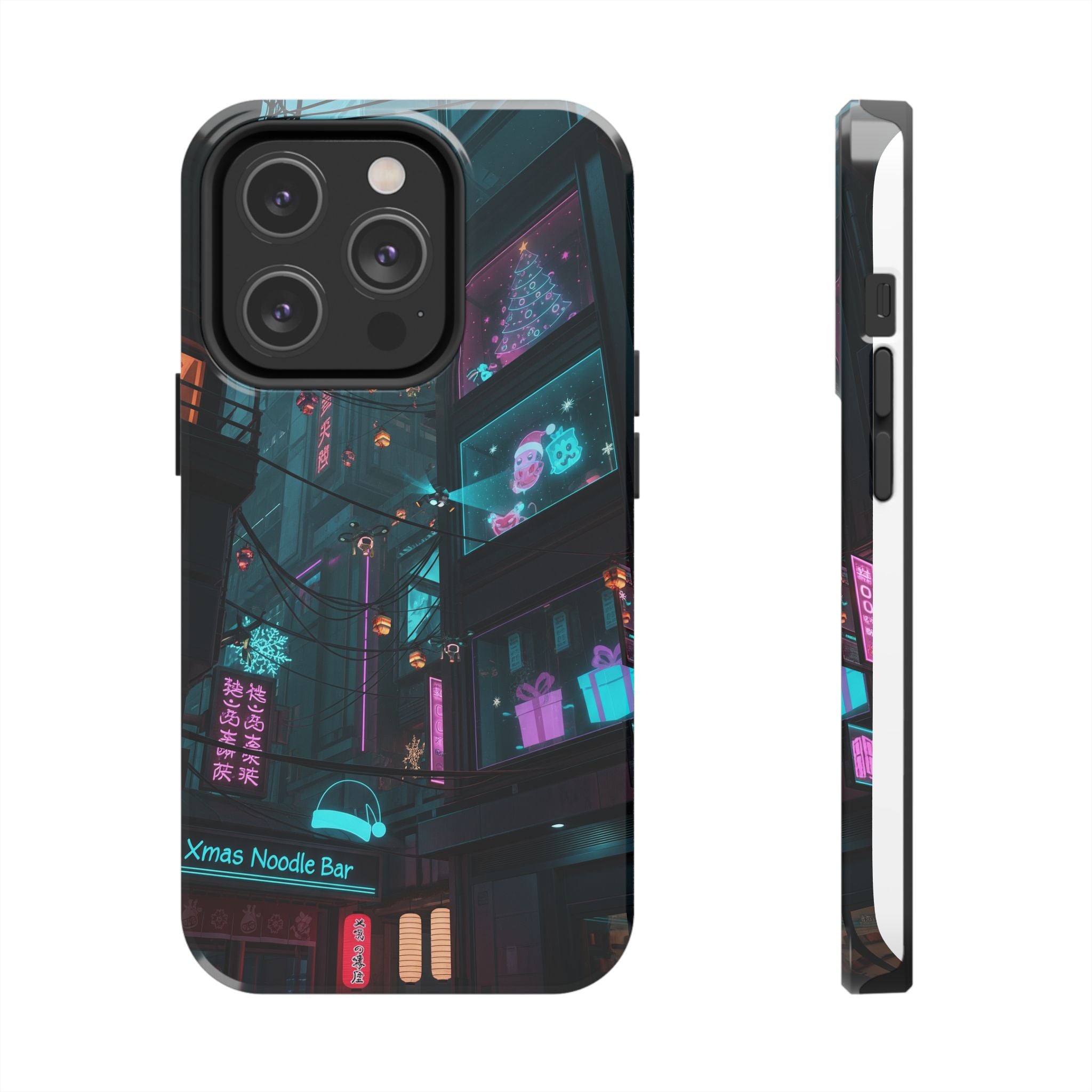 Cyberpunk Night Street Tough Phone Case