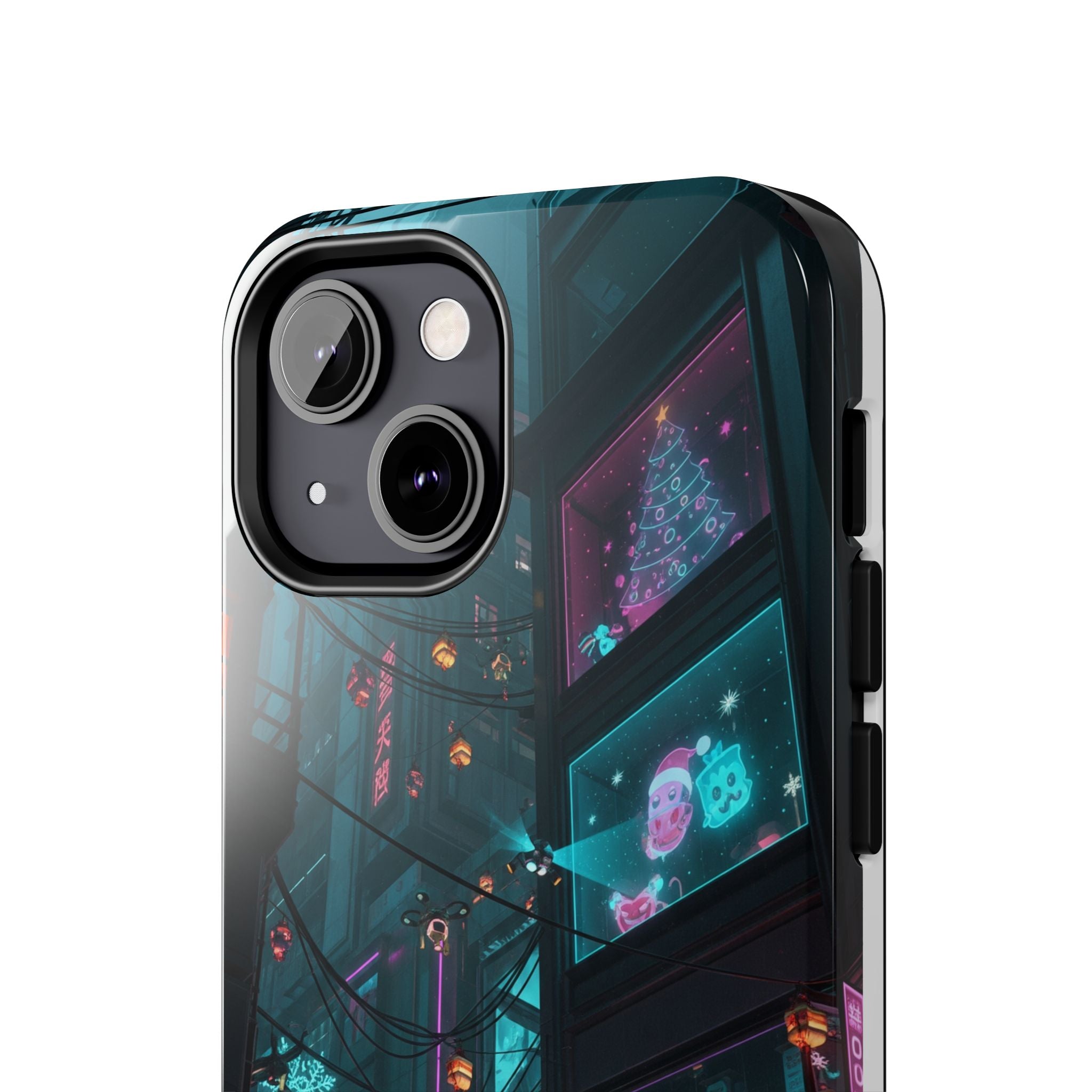 Cyberpunk Night Street Tough Phone Case