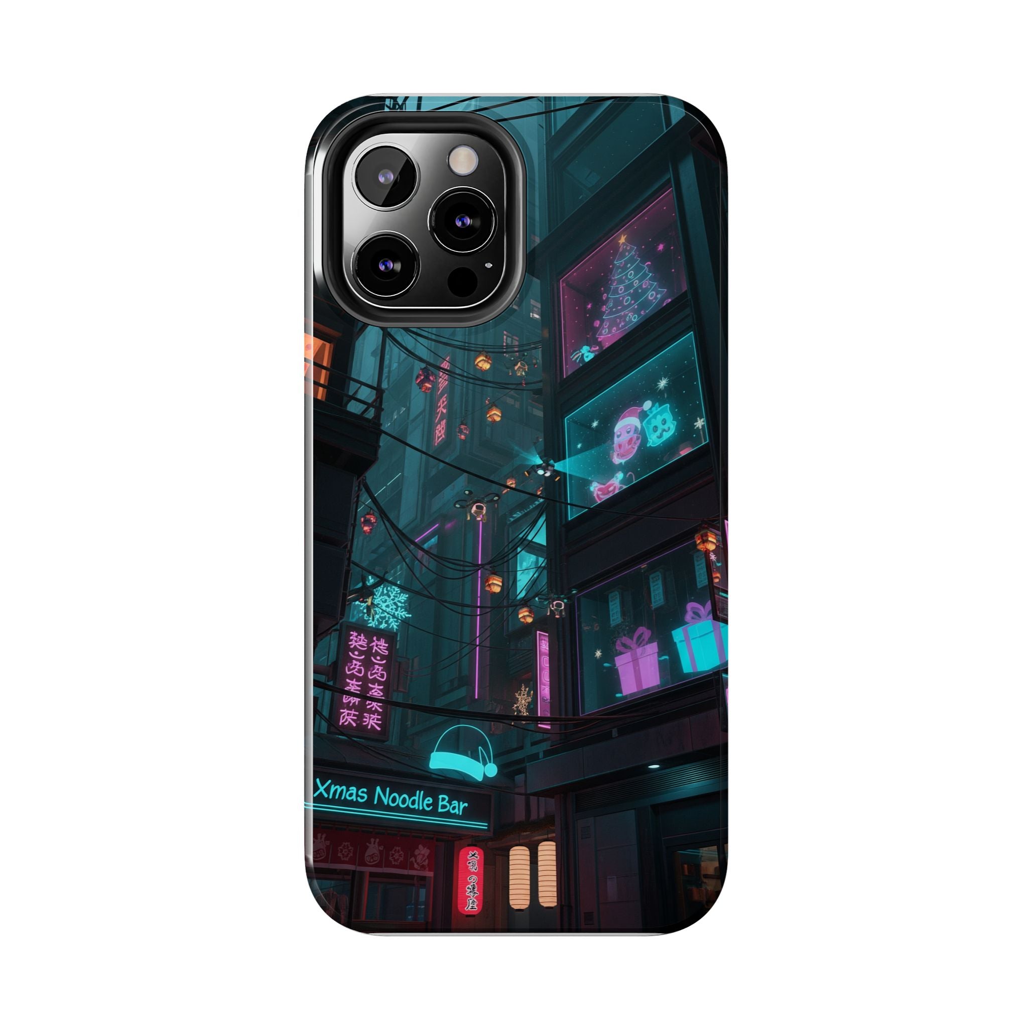 Cyberpunk Night Street Tough Phone Case