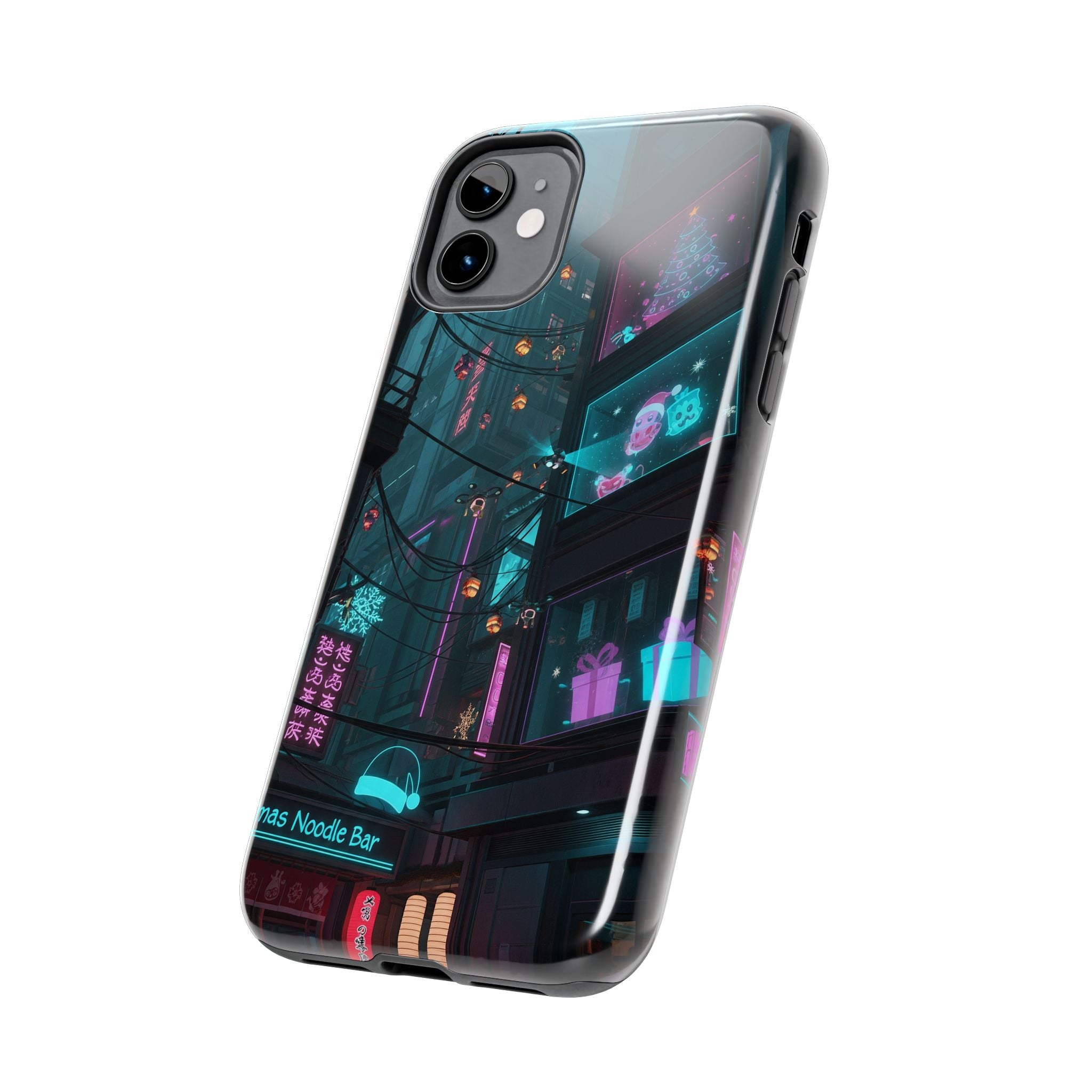 Cyberpunk Night Street Tough Phone Case
