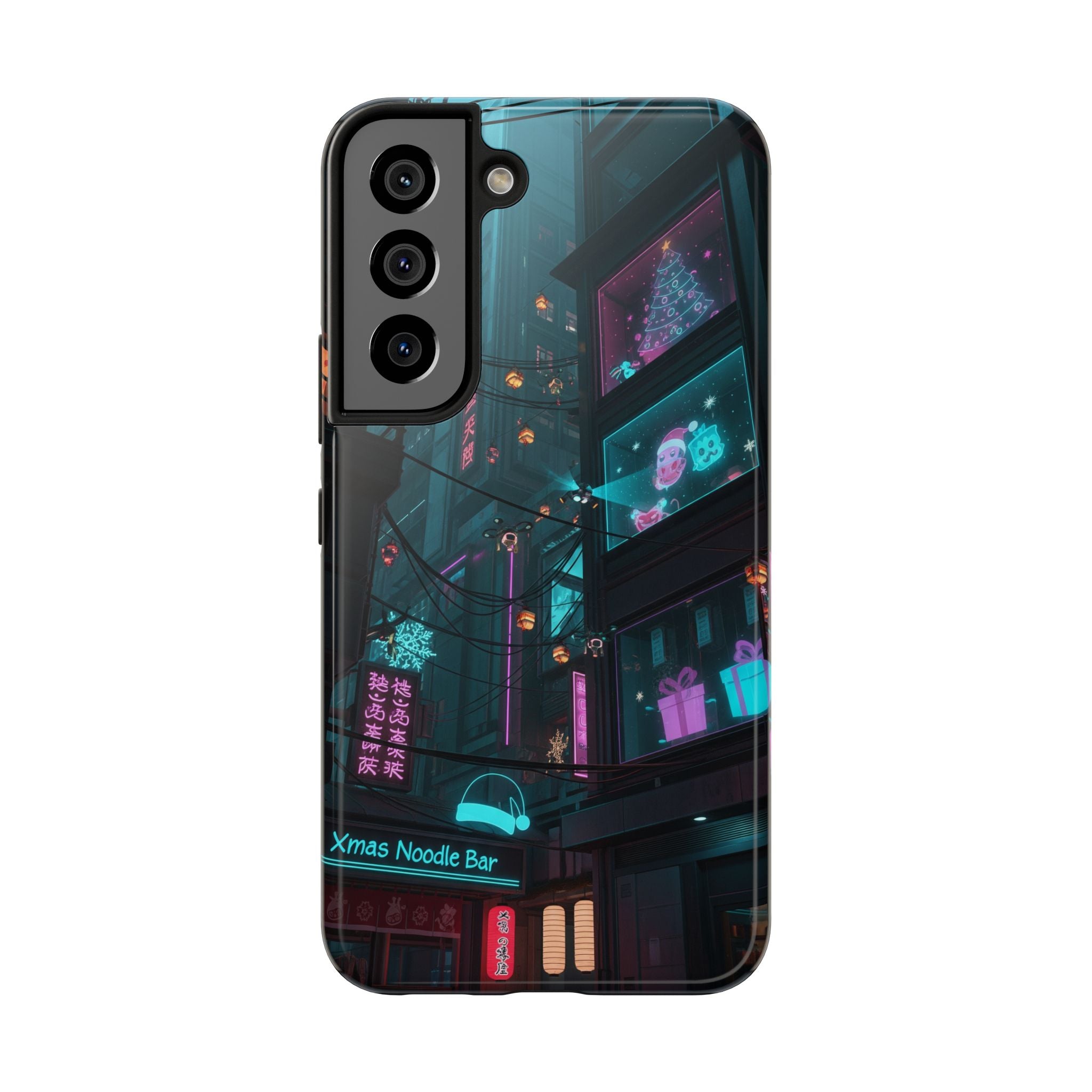 Cyberpunk Night Street Tough Phone Case