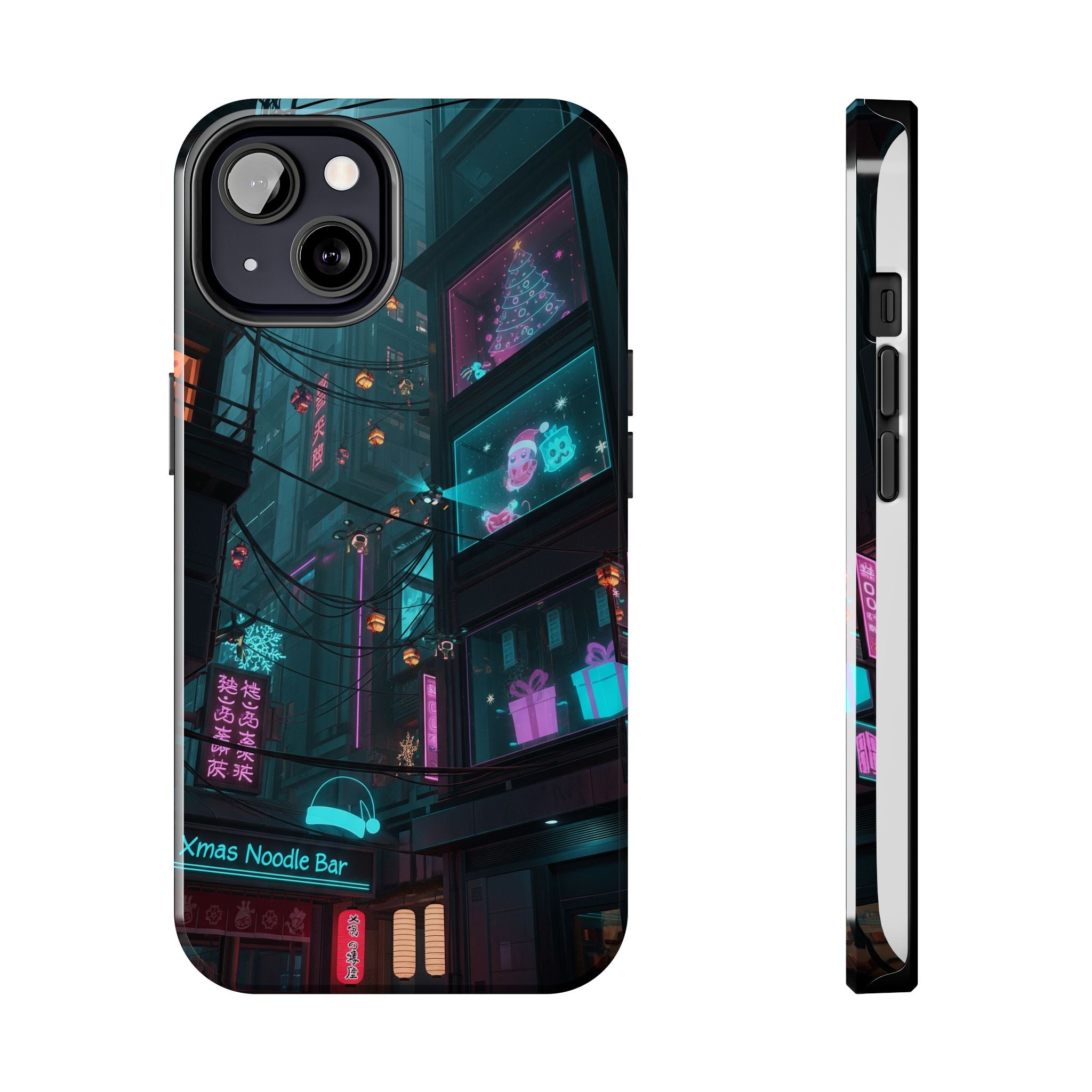 Cyberpunk Night Street Tough Phone Case