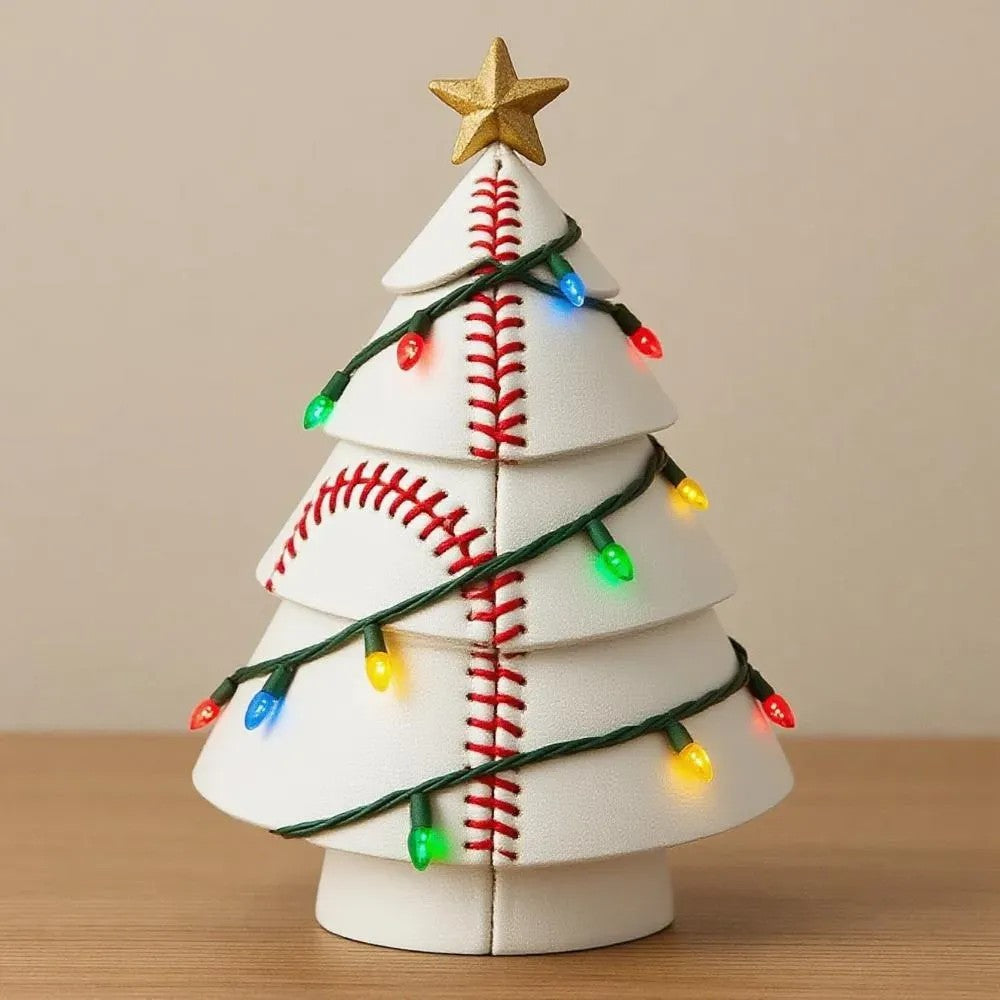 Sports-Themed Christmas Tree