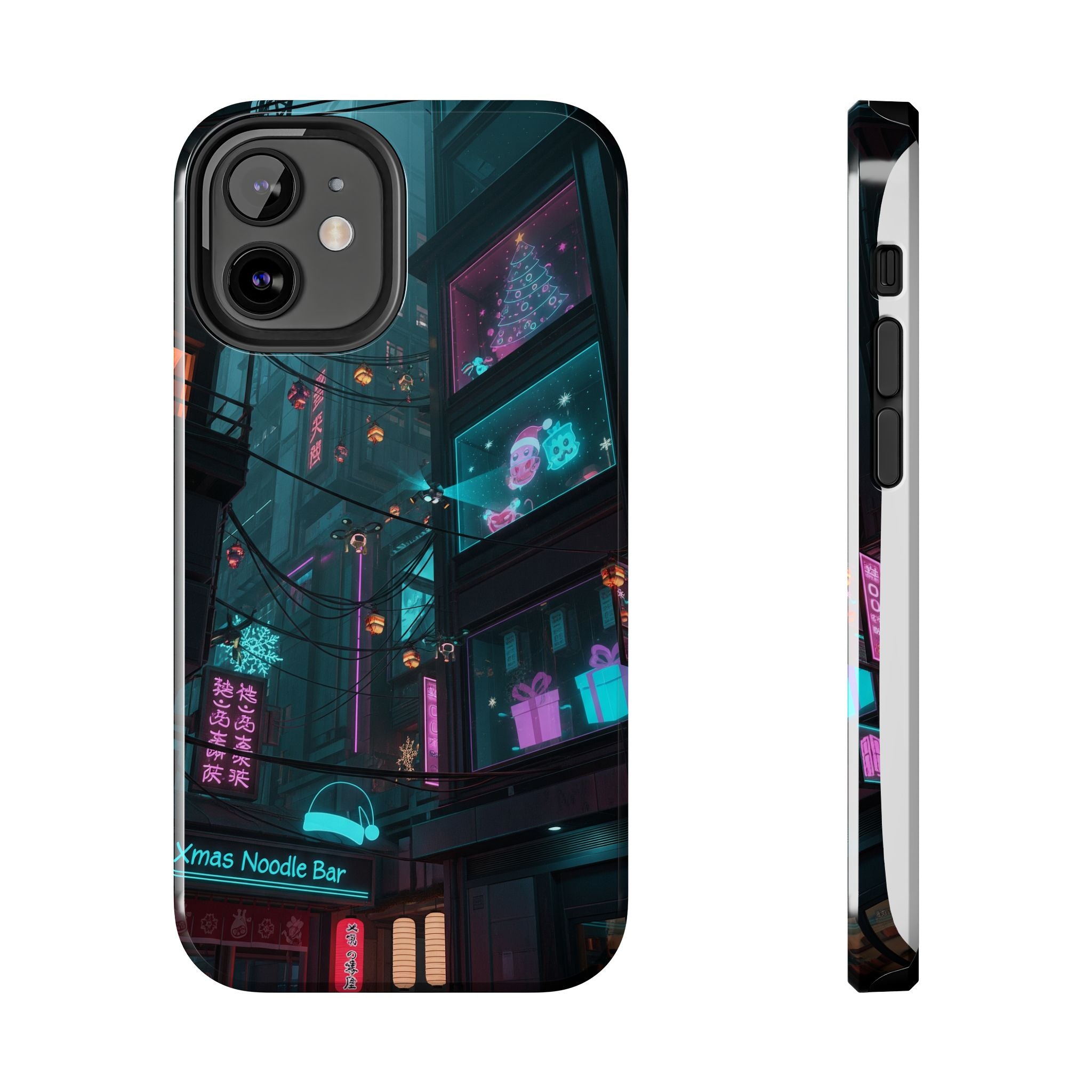 Cyberpunk Night Street Tough Phone Case