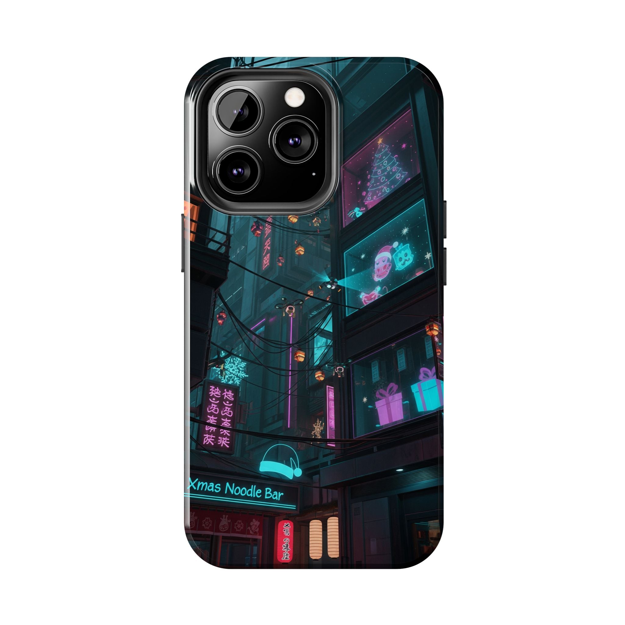 Cyberpunk Night Street Tough Phone Case
