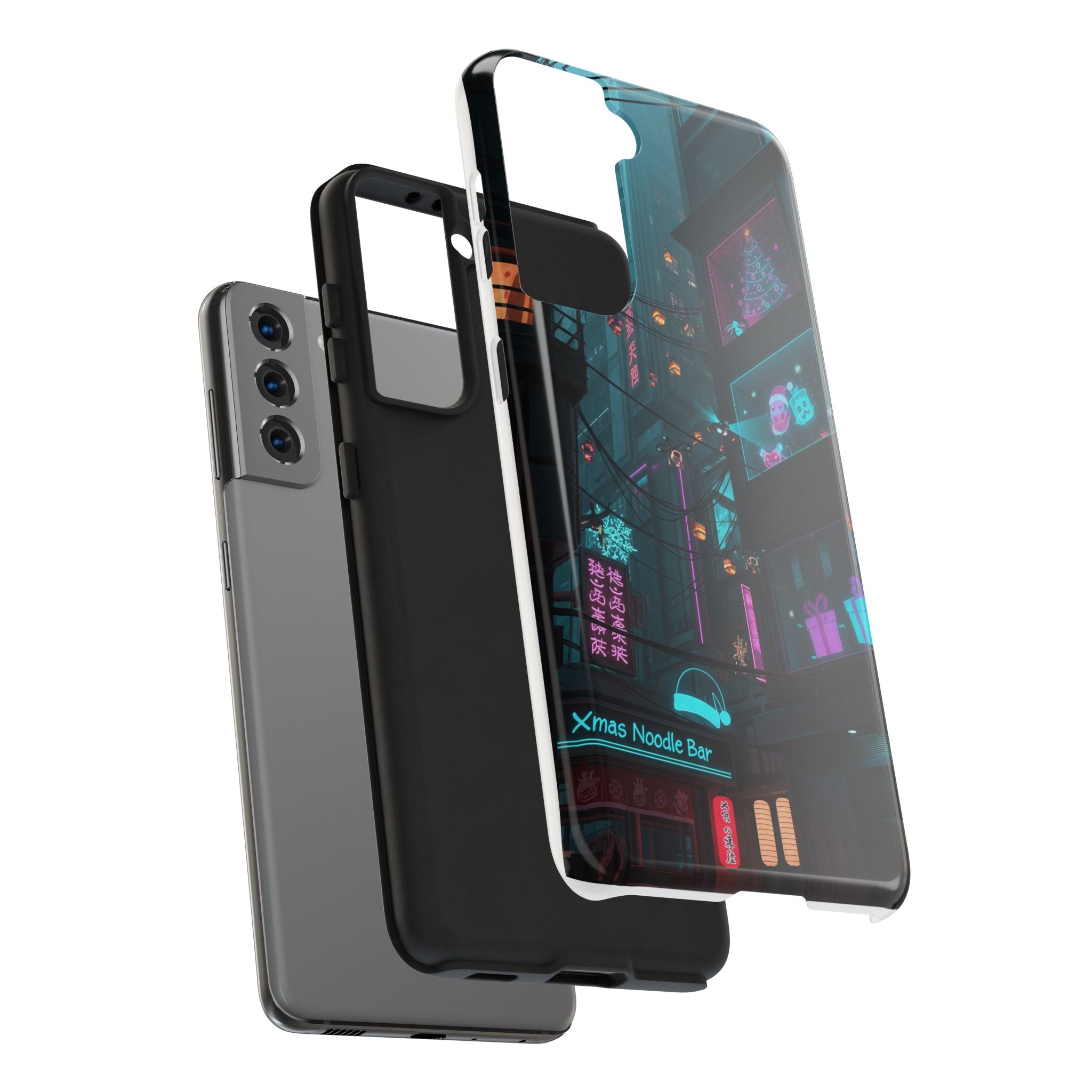 Cyberpunk Night Street Tough Phone Case