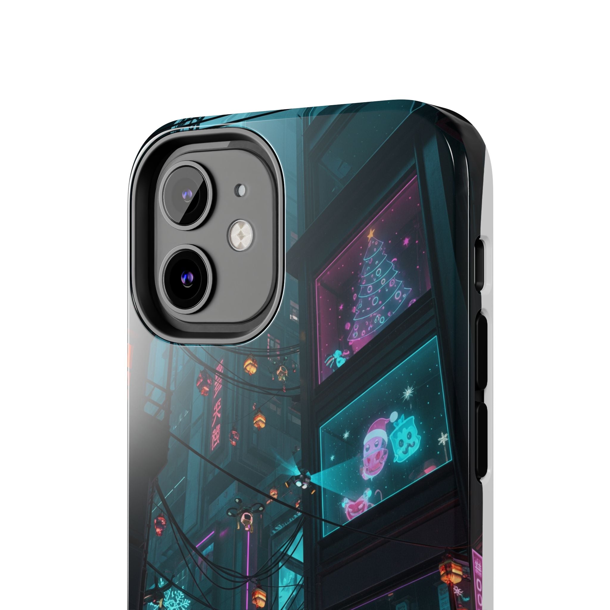 Cyberpunk Night Street Tough Phone Case