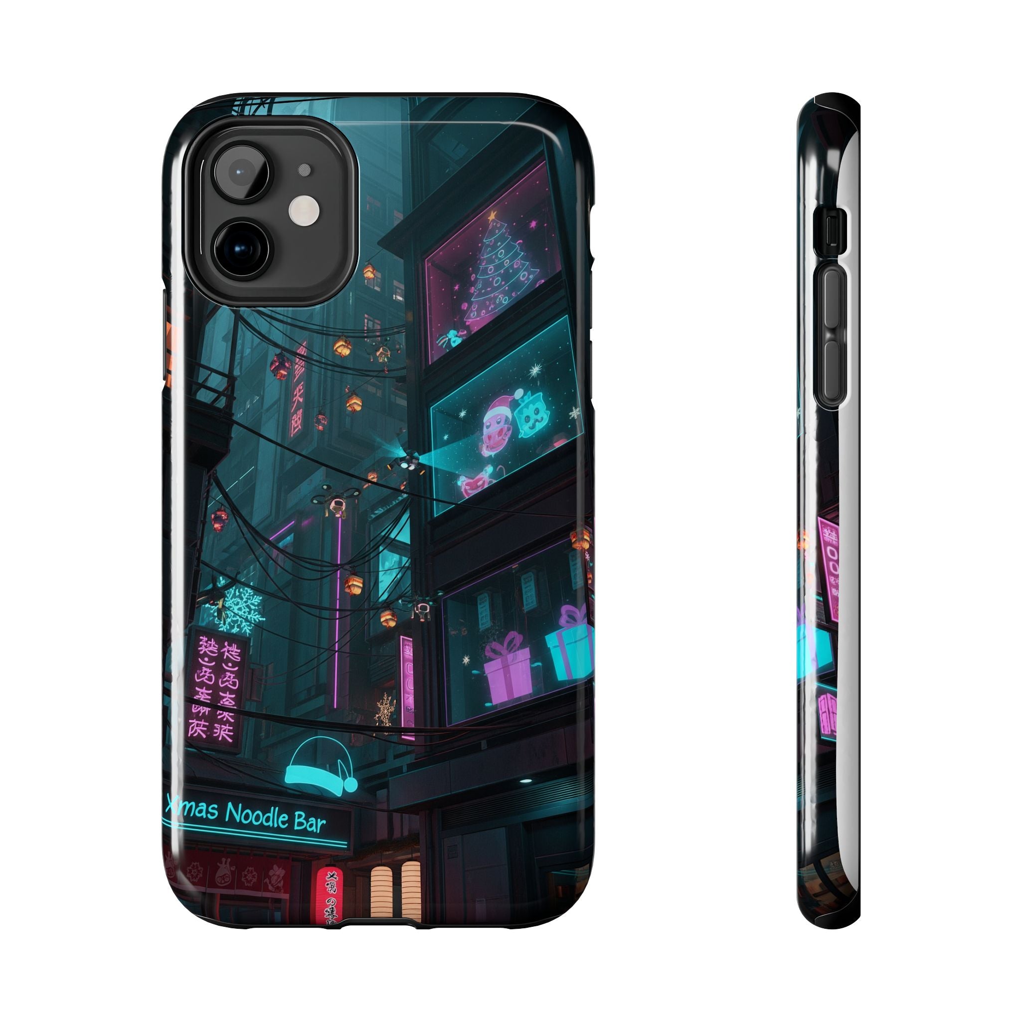 Cyberpunk Night Street Tough Phone Case