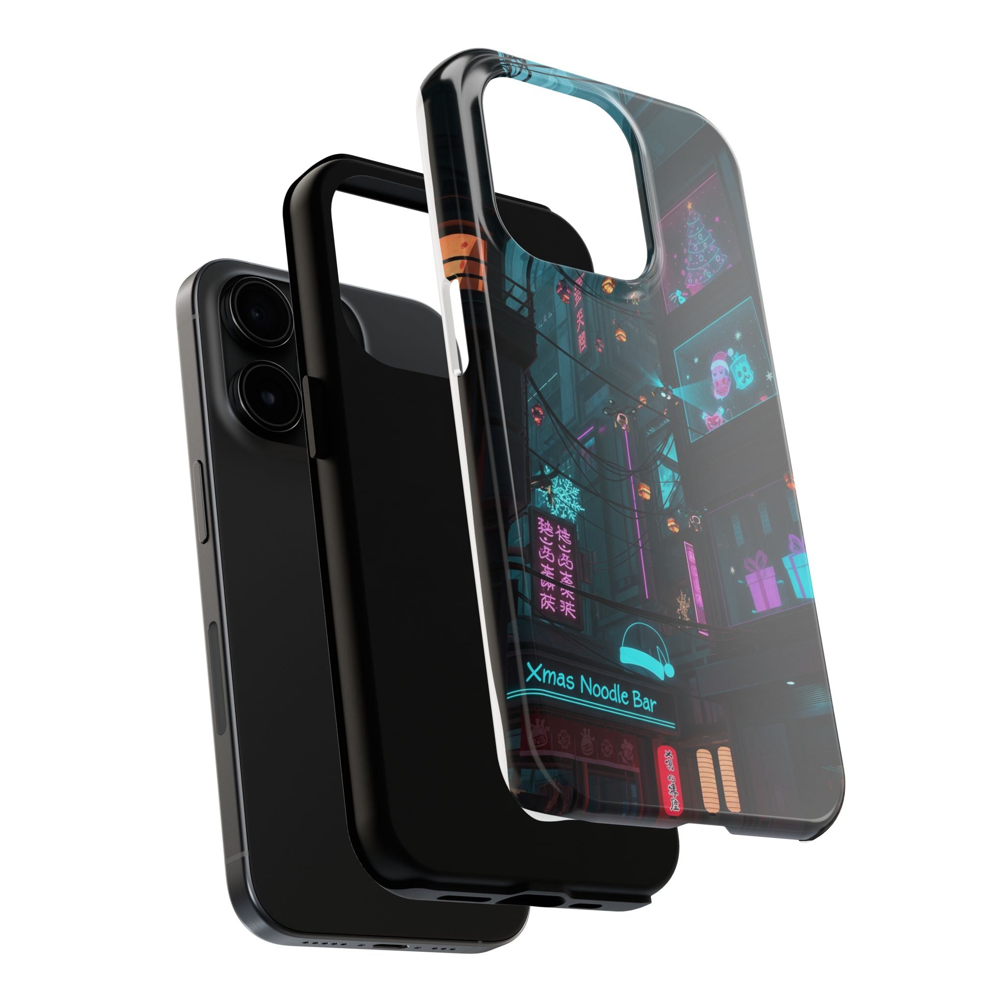 Cyberpunk Night Street Tough Phone Case