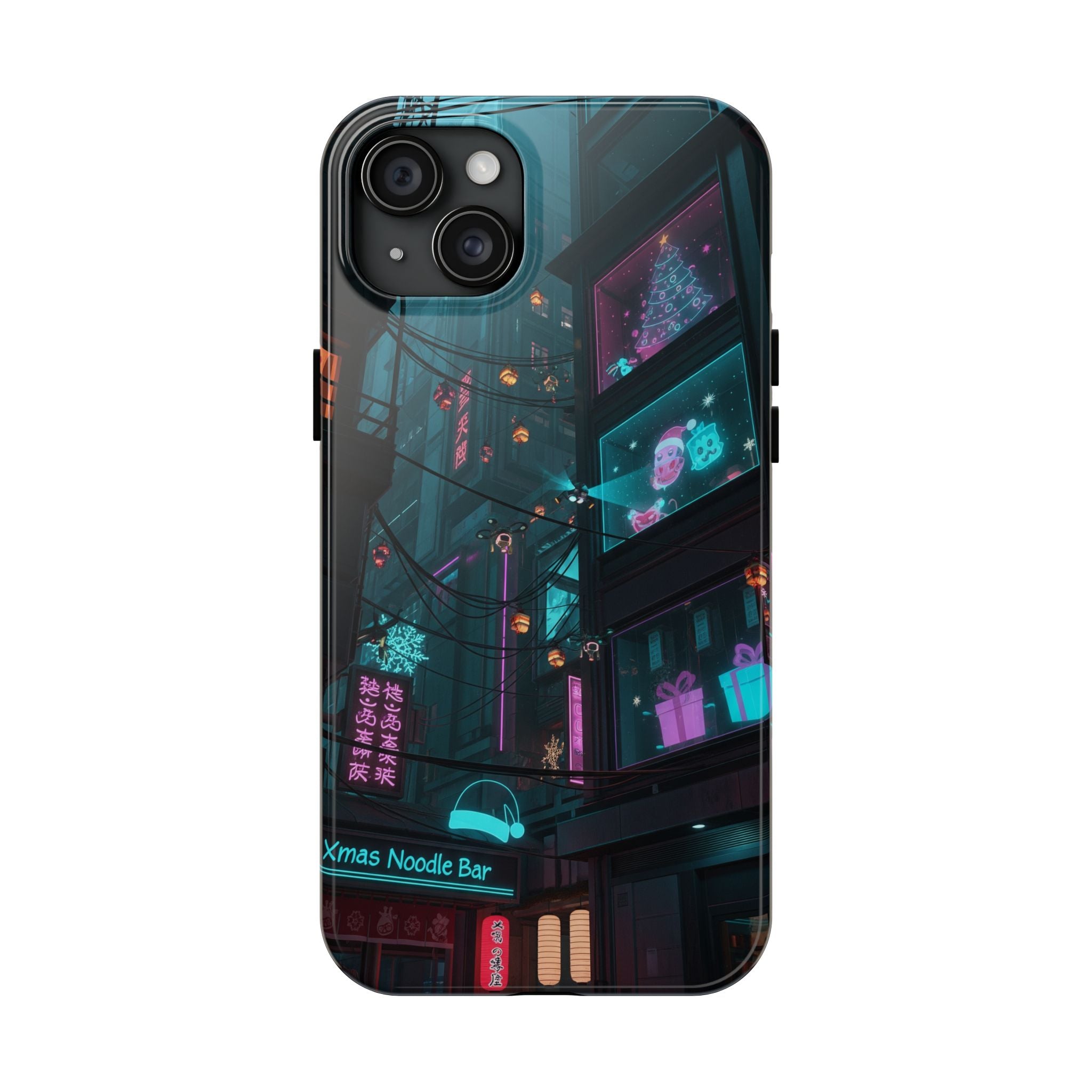 Cyberpunk Night Street Tough Phone Case