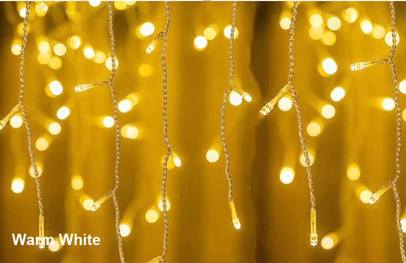 Starry Christmas Holiday String Lights | LED Fairy Light Curtain